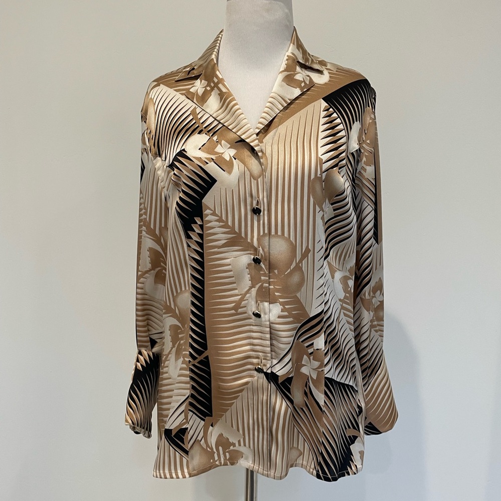 Escada Silk Print Top